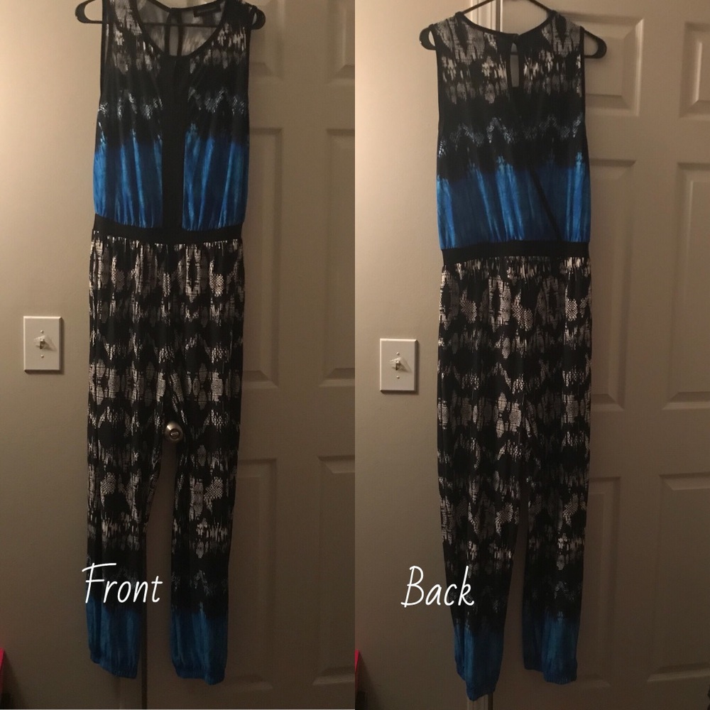 *Make an offer*Super Sexy Blue & Black Romper